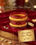 Red Yellow Stone Bangle