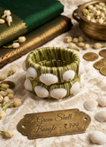 Green Shell Bangle