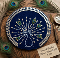 Peacock Feather Mirror Mandala Art
