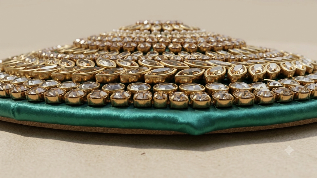 Kundan Mandala Art Wall Hanging