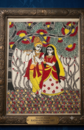 Madhubani Radhakrishna Art
