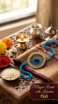 Mayur Rakhi With Kundan