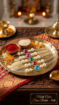 Multicolor Stone Rakhi