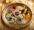 Set of 4 Lord's Rakhi