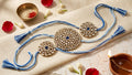 Kundan rakhi set