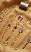 Set kundan stone Rakhi for bhaiya n bhabi