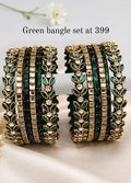 Green bangle set